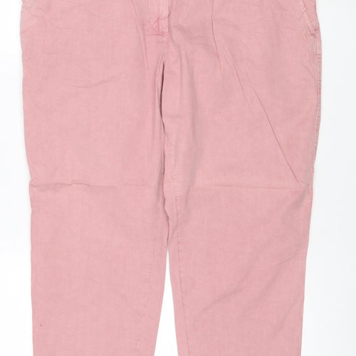 Marks and Spencer Women Pink Size 18 Relaxed Straight Jeans