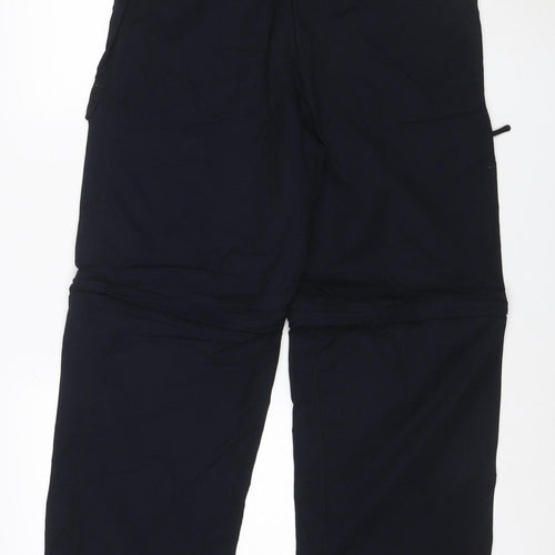 Marks and Spencer Men’s Black 36 Regular Cargo Convertible Trousers