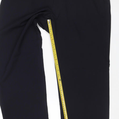 Marks and Spencer Men's Black Regular Fit 38x31 Dress Trousers