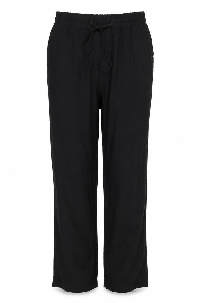 Marks and Spencer Women’s Black Size 8 Long Peg Trousers Viscose