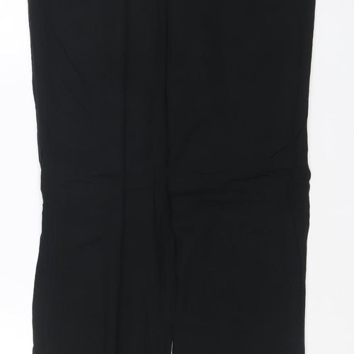 Marks and Spencer Women’s Black Size 8 Long Peg Trousers Viscose