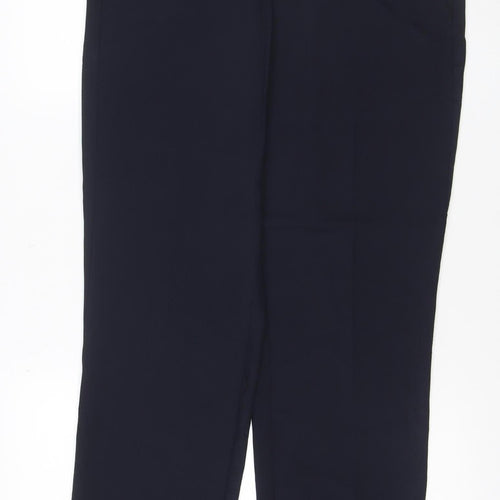 Marks and Spencer Men's Black 34S Regular Fit Dress Trousers