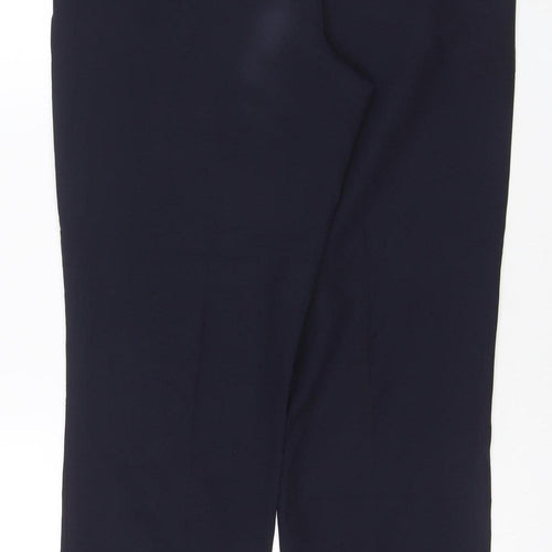 Marks and Spencer Men's Black 34S Regular Fit Dress Trousers