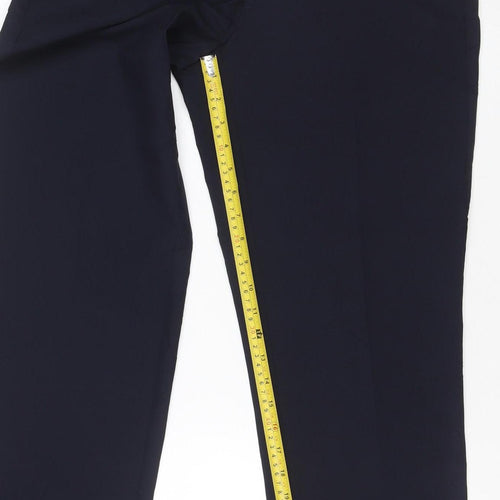 Marks and Spencer Men's Black 34S Regular Fit Dress Trousers