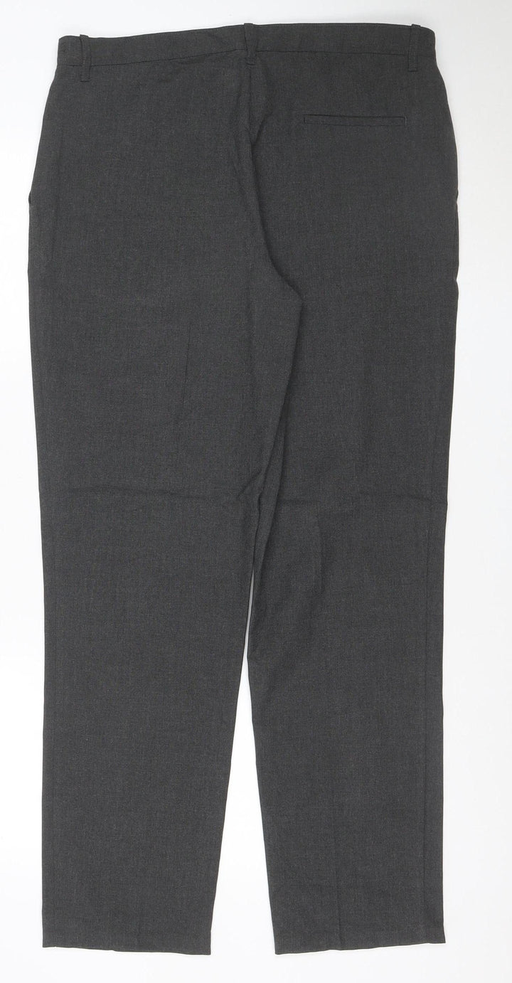 Marks and Spencer Boys Grey 16 Years Dress Pants Regular Fit School Trousers