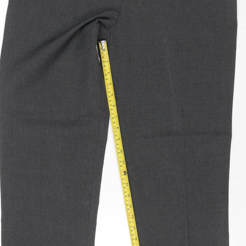 Marks and Spencer Boys Grey 16 Years Dress Pants Regular Fit School Trousers