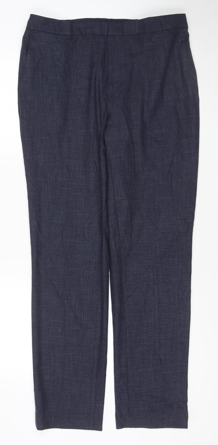 Marks and Spencer Men’s Blue Slim Fit Dress Pants 36L