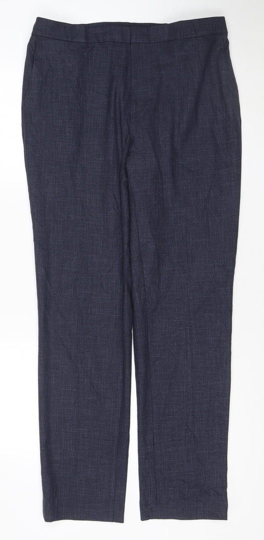 Marks and Spencer Men’s Blue Slim Fit Dress Pants 36L