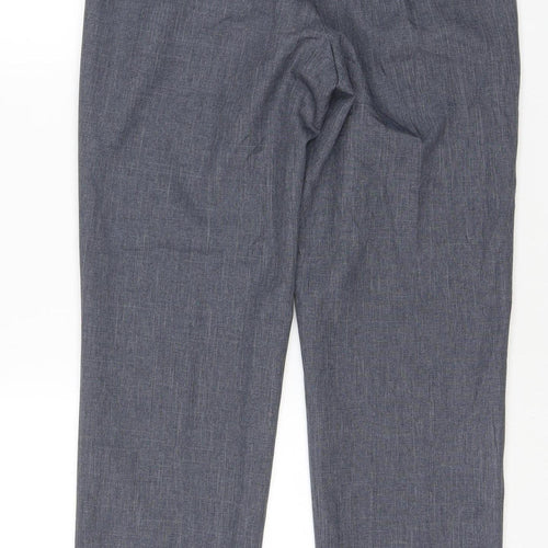 Marks and Spencer Men's Grey Regular Fit Chino Trousers 30in Waist