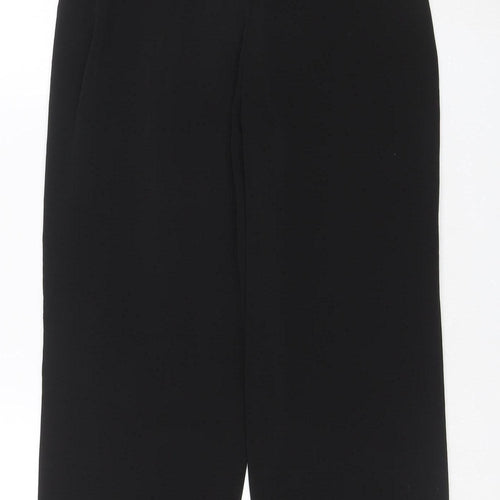 Marks and Spencer Women's Black Size 8 Tapered Trousers