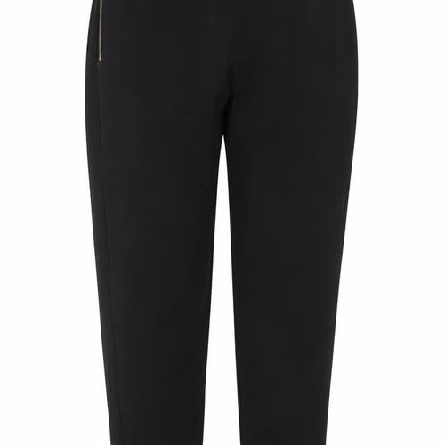 Wallis Women’s Black UK 10 Tapered Trousers with Zip Detail