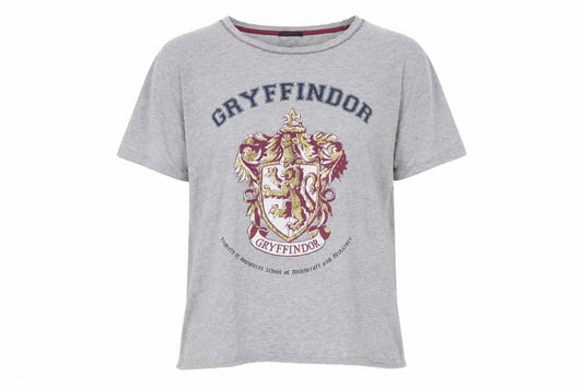 Harry Potter Gryffindor Grey Men's L Short Sleeve Cotton T-Shirt