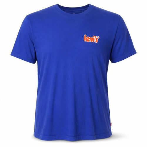 Levi's Men's Blue Cotton Crew Neck Short Sleeve T-Shirt XL