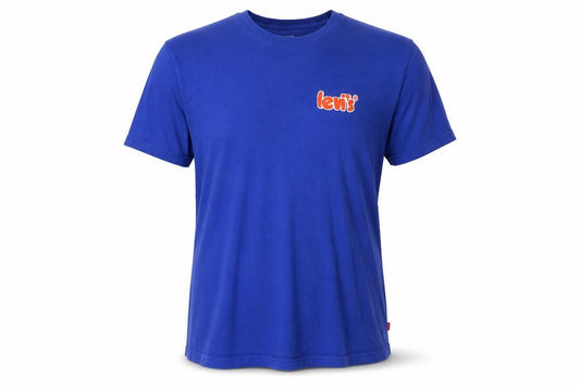 Levi's Men's Blue Cotton Crew Neck Short Sleeve T-Shirt XL
