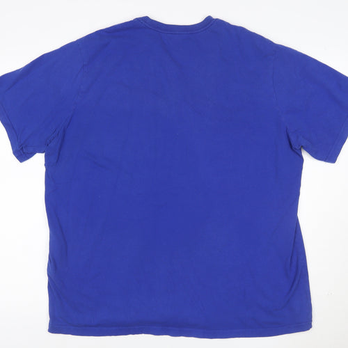 Levi's Men's Blue Cotton Crew Neck Short Sleeve T-Shirt XL
