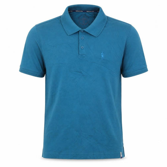 Jockey Men's Blue Cotton Polo Shirt M Regular Fit Casual Athleisure