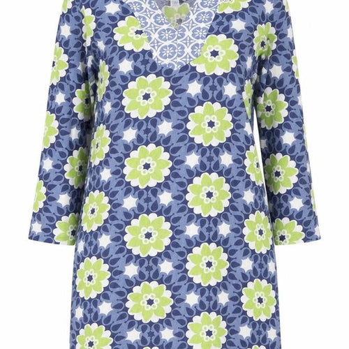 Boden Women Blue Floral Viscose Shift Dress Size 12
