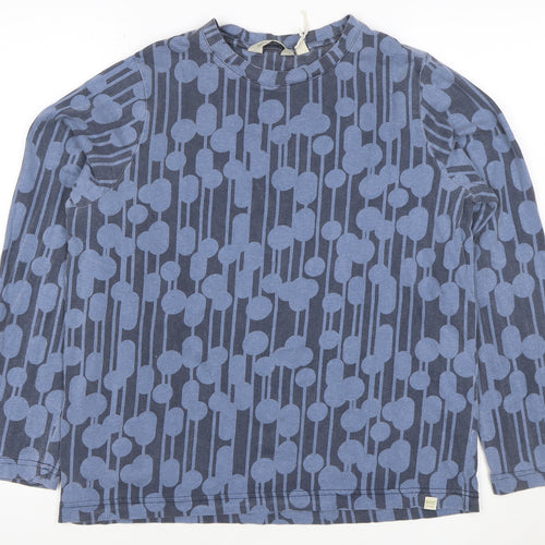Regatta Women Blue Cotton Long Sleeve Jersey Top Size 14