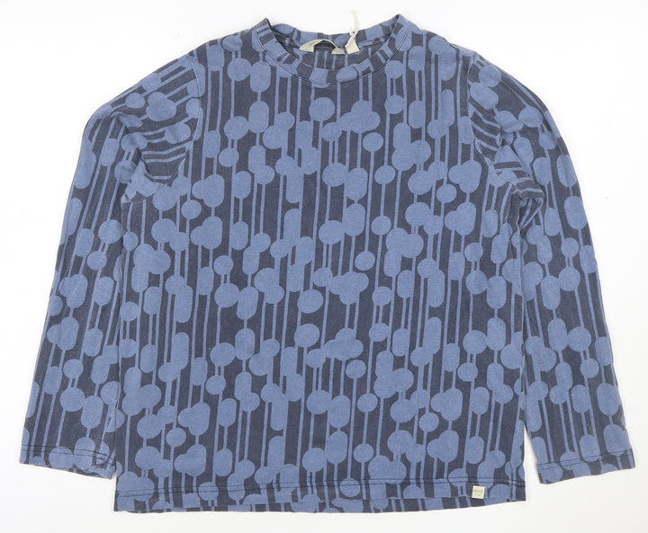 Regatta Women Blue Cotton Long Sleeve Jersey Top Size 14