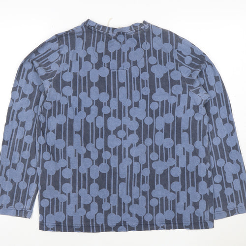 Regatta Women Blue Cotton Long Sleeve Jersey Top Size 14