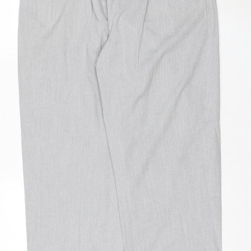 Topman Men's Grey W32 L34 Slim Fit Trousers