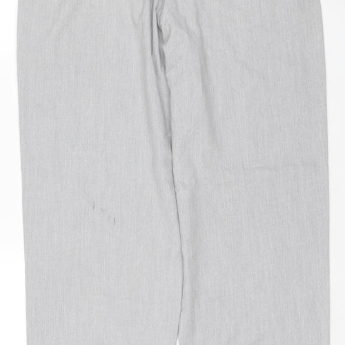 Topman Men's Grey W32 L34 Slim Fit Trousers