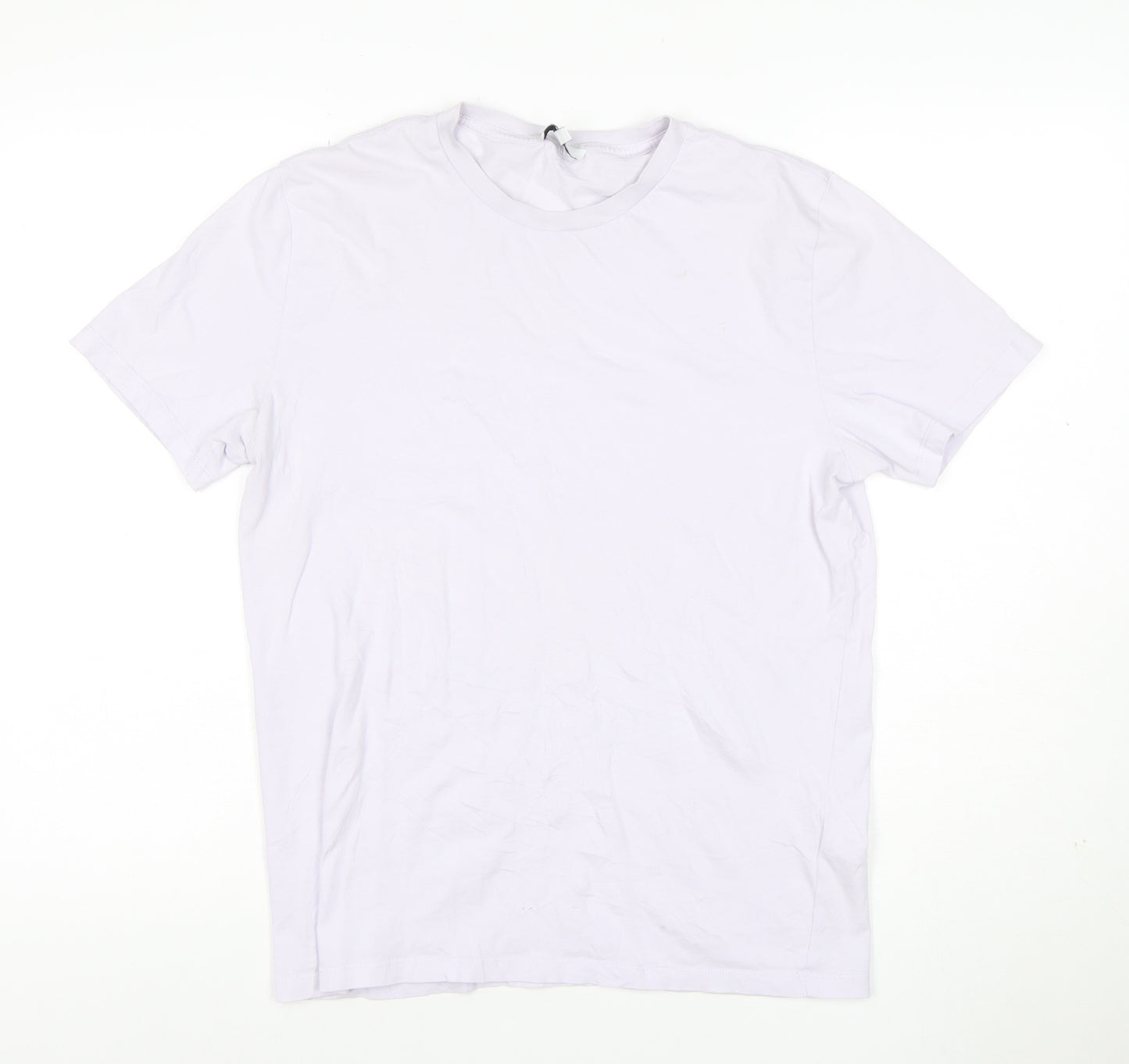 Reiss Women White Cotton Basic Short Sleeve T-Shirt S