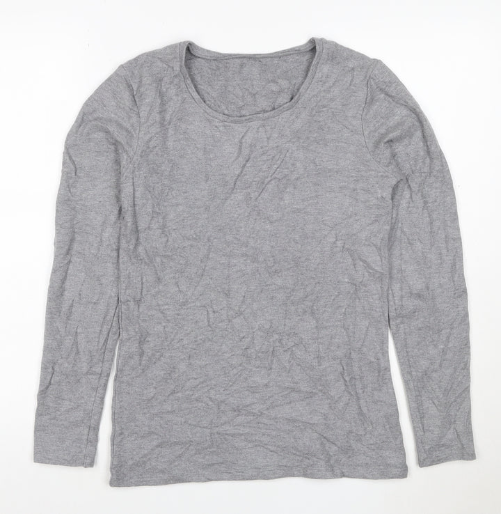Marks and Spencer Women’s Grey Long Sleeve Heatgen Top Size 16
