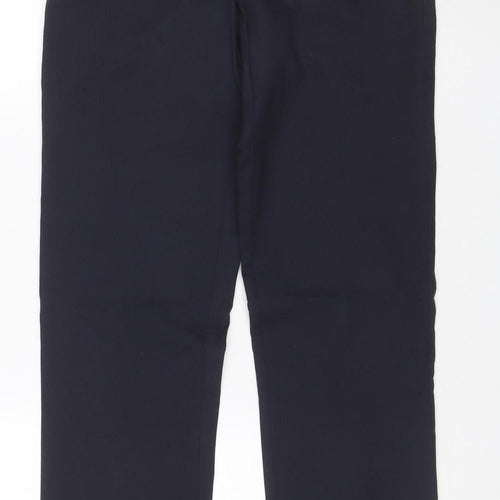 Marks and Spencer Men's Blue Regular Fit Chino Trousers 30x33