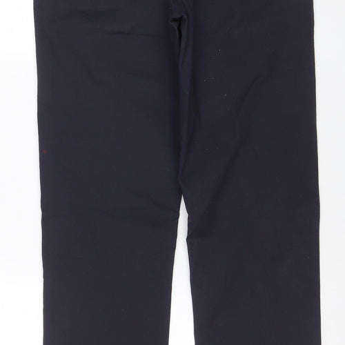 Marks and Spencer Men's Blue Regular Fit Chino Trousers 30x33