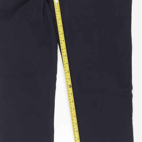 Marks and Spencer Men's Blue Regular Fit Chino Trousers 30x33