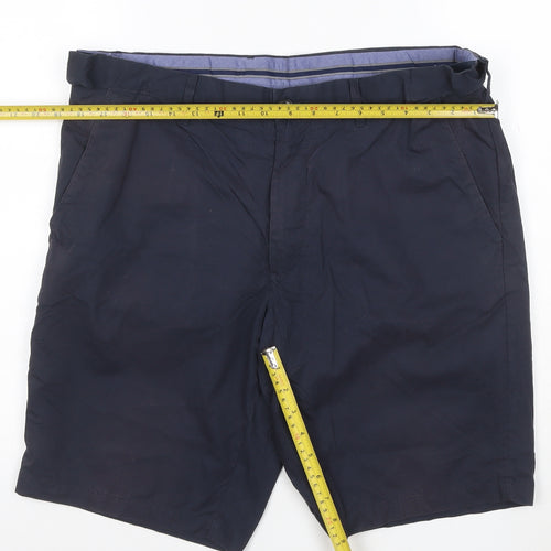 Marks and Spencer Men's Blue 36 Chino Shorts Cotton Stretch