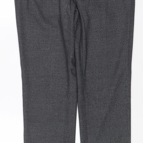 Marks and Spencer Autograph Mens Grey Slim Fit Trousers 32R