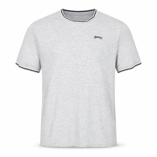 Slazenger Men's Grey Short Sleeve Crew Neck T-Shirt Size M