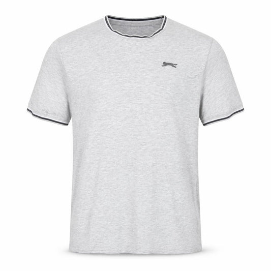 Slazenger Men's Grey Short Sleeve Crew Neck T-Shirt Size M