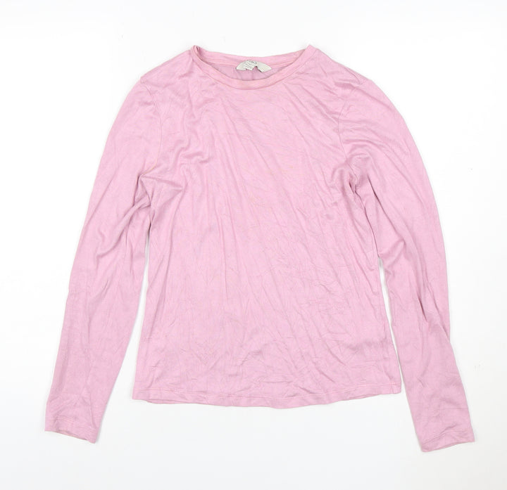 Marks and Spencer Women’s Pink Crew Neck Long Sleeve Pullover Jumper Size 10