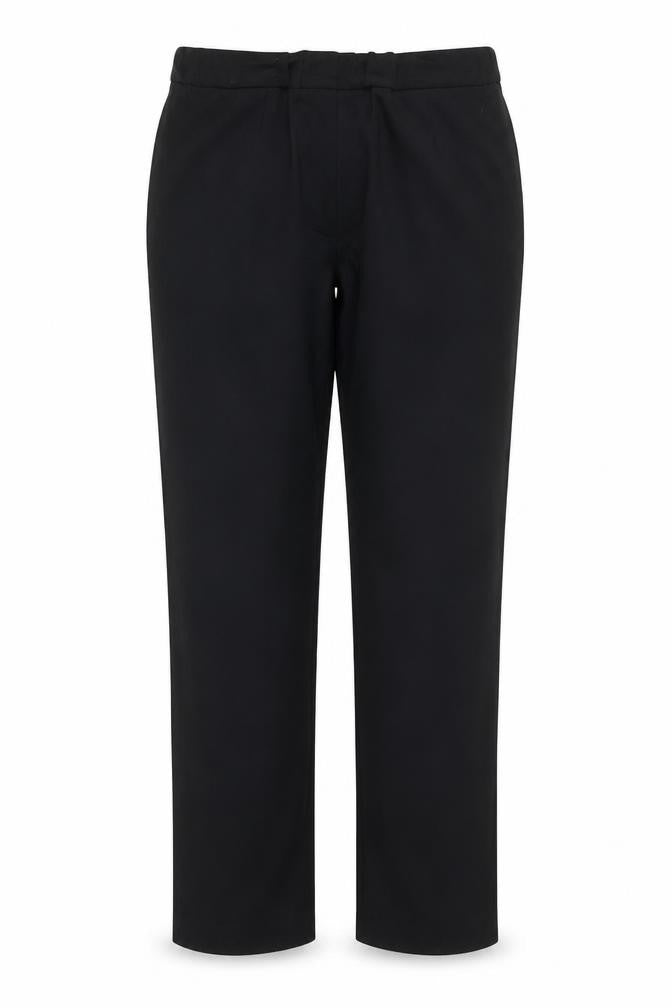 Marks and Spencer Women Black Size 12 Short Straight Leg Trousers