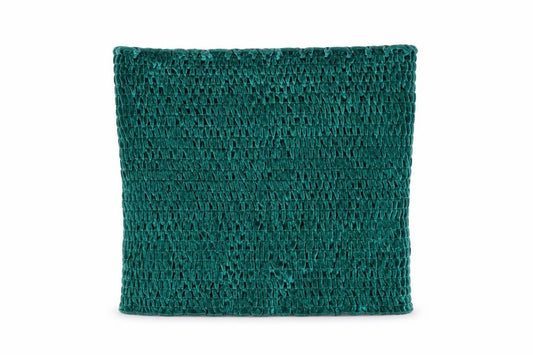 Front view of Urban Outfitters Women's Green Cropped Velvet Tank Top S
