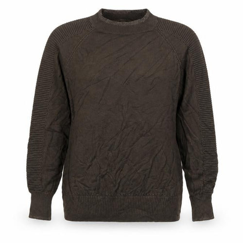 Next Women Brown Crew Neck Long Sleeve Knit Jumper Size 14