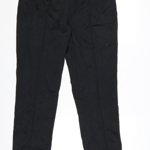 Damart Women’s Black Size 16 Elastic Waist Straight Trousers