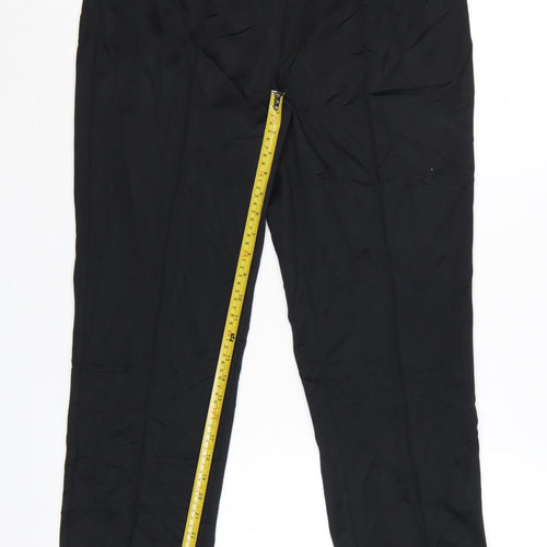 Damart Women’s Black Size 16 Elastic Waist Straight Trousers