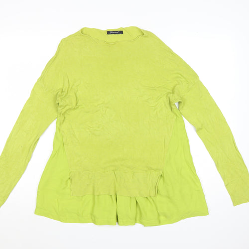 Finery Women’s Green L/XL Long Sleeve Pullover Jumper