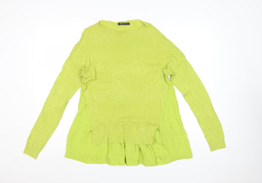 Finery Women’s Green L/XL Long Sleeve Pullover Jumper