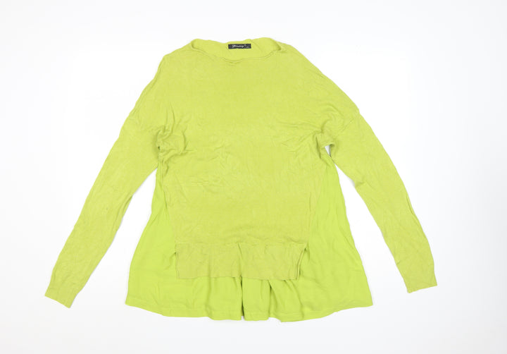 Finery Women’s Green L/XL Long Sleeve Pullover Jumper