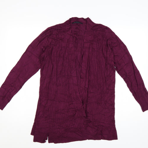 Marks and Spencer Womens Purple Long Sleeve Knit Cardigan M