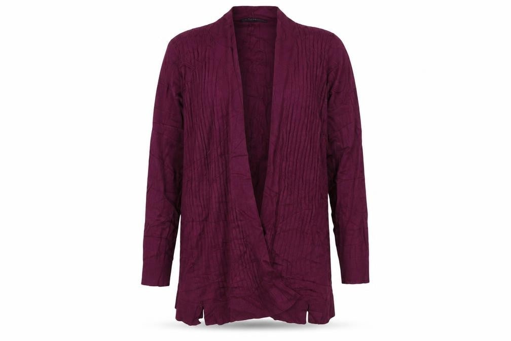 Marks and Spencer Womens Purple Long Sleeve Knit Cardigan M