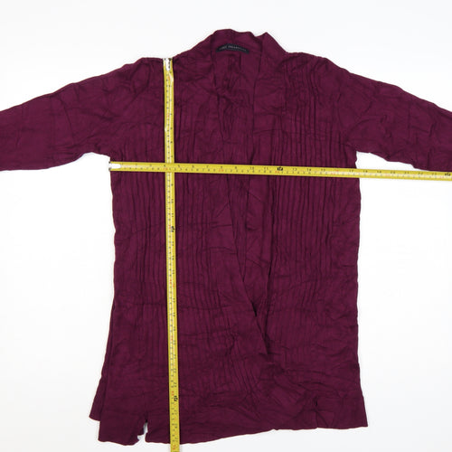 Marks and Spencer Womens Purple Long Sleeve Knit Cardigan M