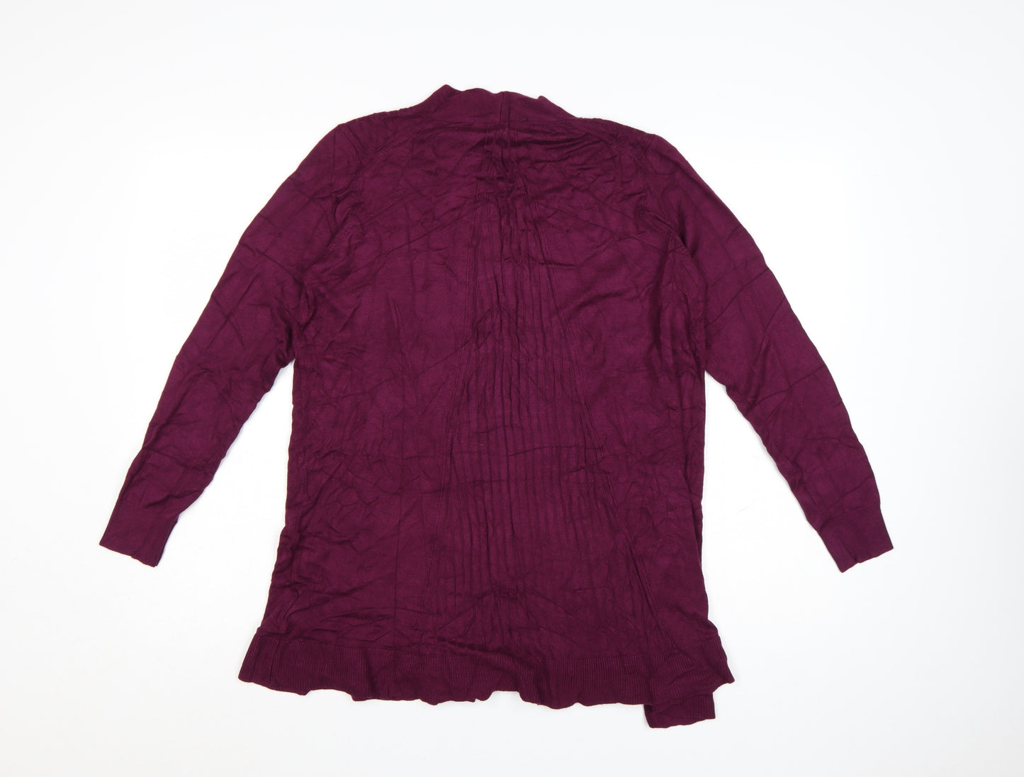 Marks and Spencer Womens Purple Long Sleeve Knit Cardigan M