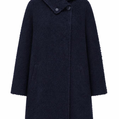 Phase Eight Women's Blue Mid-Length Acrylic Overcoat Size 10