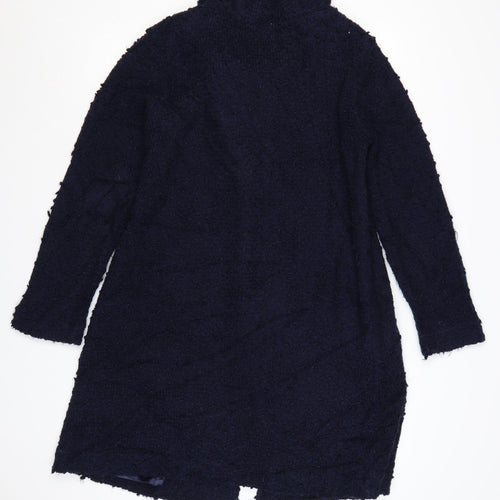 Phase Eight Women's Blue Mid-Length Acrylic Overcoat Size 10